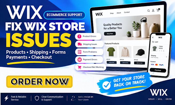 fix wix ecommerce store product shipping and checkout issues