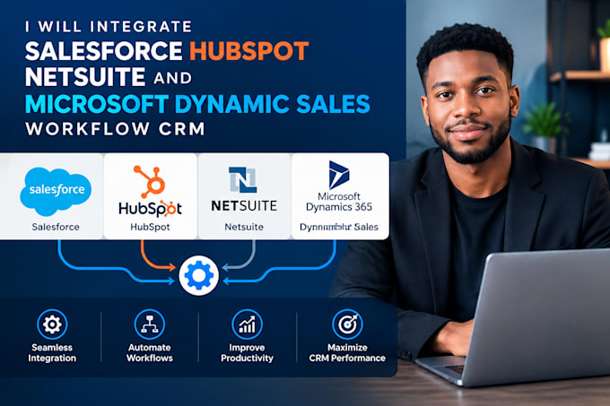 integrate salesforce hubspot netsuite and microsoft dynamic sales workflow CRM