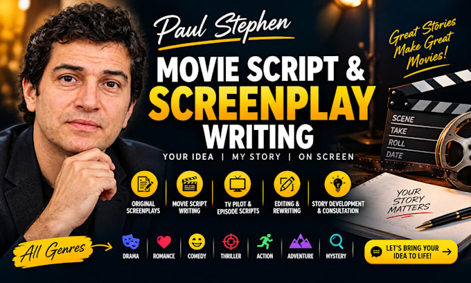 provide script coverage, script feedback and analysis or film screenplay
