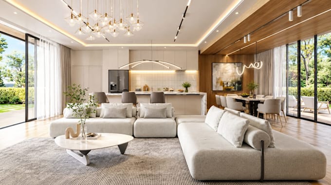 design interiors and render high quality images