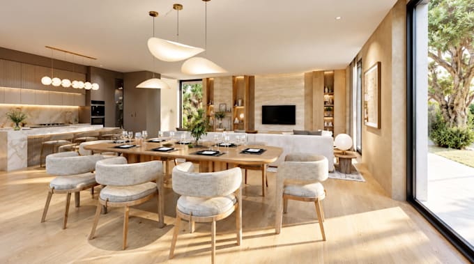 design interiors and render high quality images