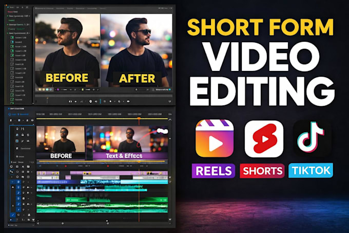 edit reels and youtube shorts