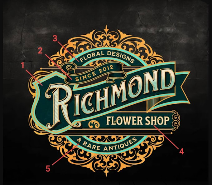 design premium vintage retro logo design