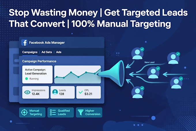 setup high converting facebook ads for lead generation and sales