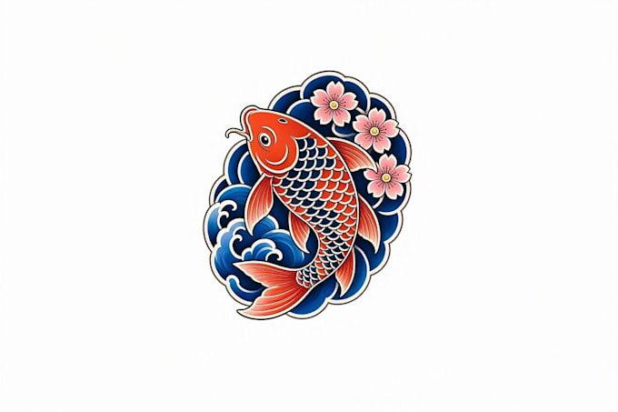 create unique japanese tattoo design
