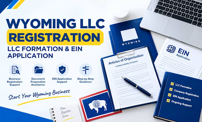 help with wyoming llc registration and ein application