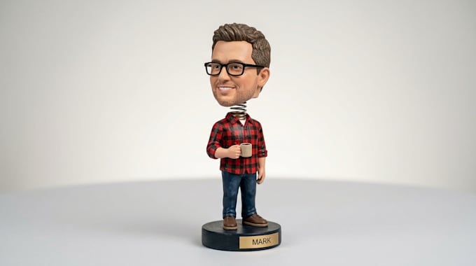 create 3d bobblehead, figurine and toy models
