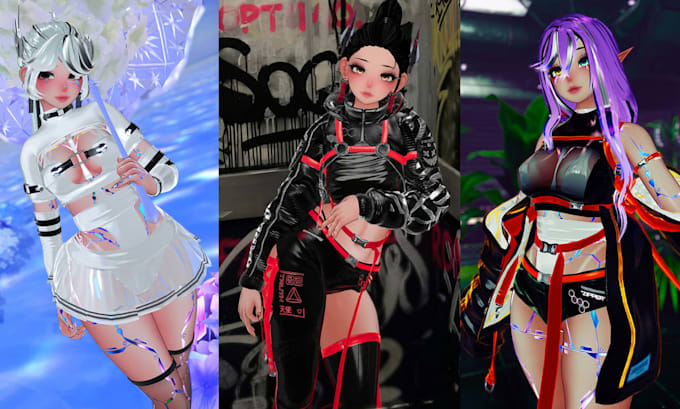 do custom vrchat avatar vrc avatar furry avatar 3d model avatar rig for pc quest