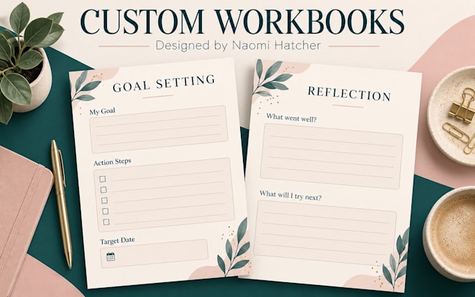 create custom digital planners, ebooks, workbooks
