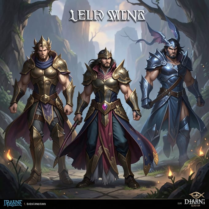 create unique fantasy and legendary heroes