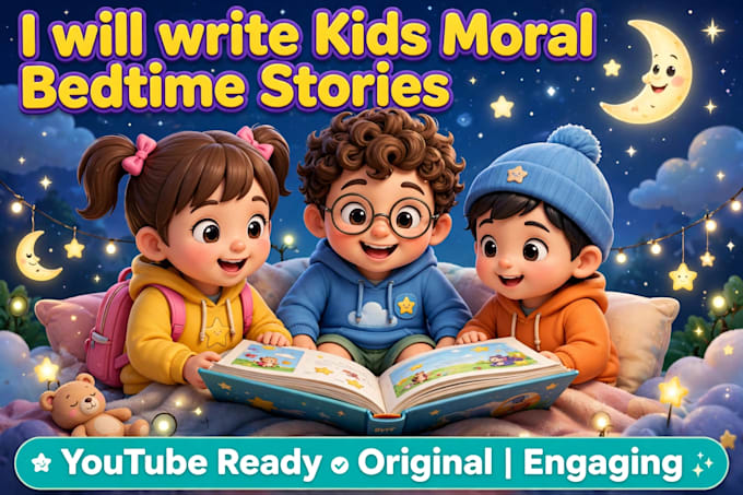 write kids moral and bedtime story