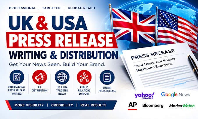 do UK USA press release with submit pr and press release distribution