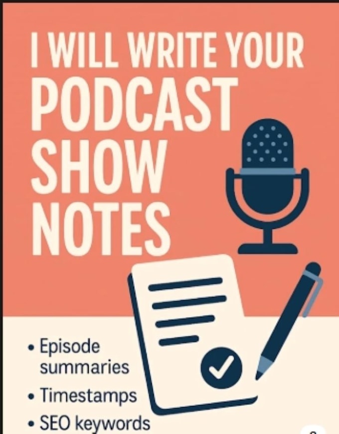 write engaging podcast show notes and episode summaries