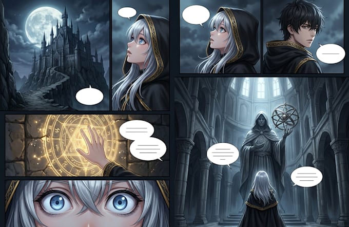 professional comic page formatting for print manga webtoon and publishing