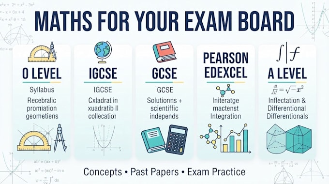 tutor o level, igcse and gcse math live one to one