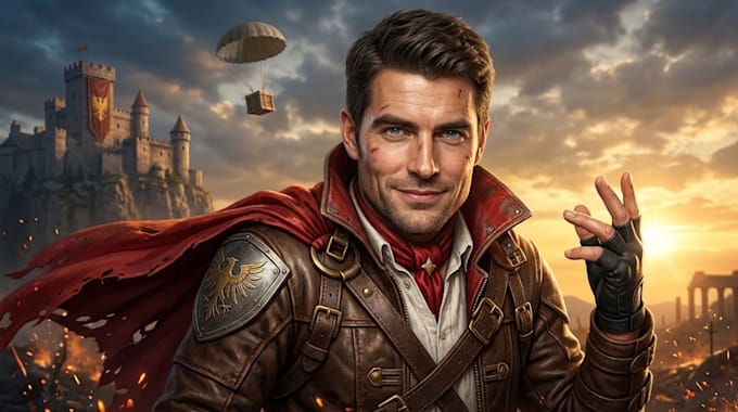 design unique realistic ai art and gaming portraits
