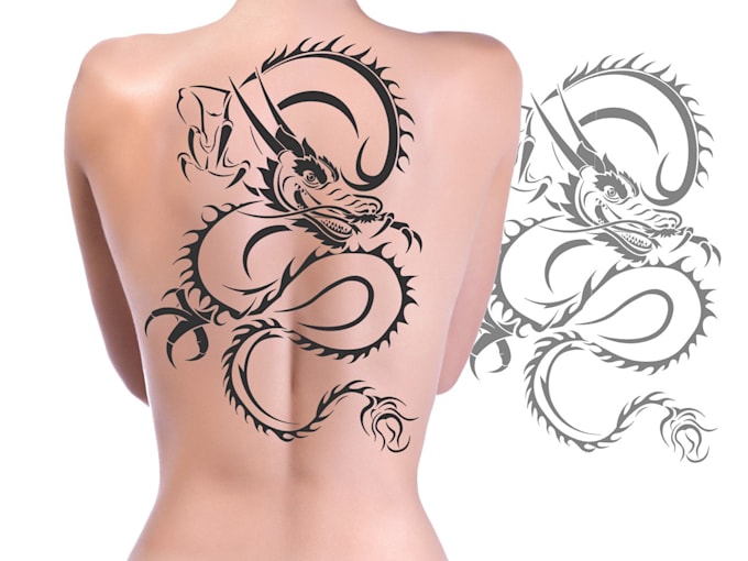 create a profesional tribal tattoo design