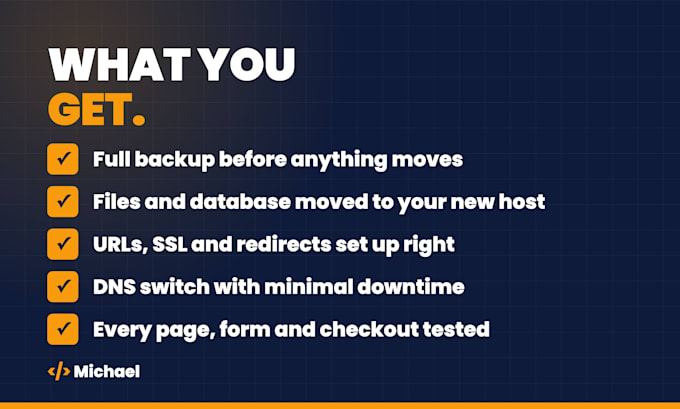 migrate or transfer your wordpress website to a new host or domain
