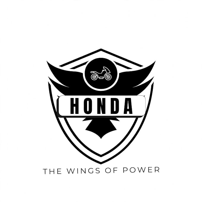 design 3 modern honda wings system logo concepts