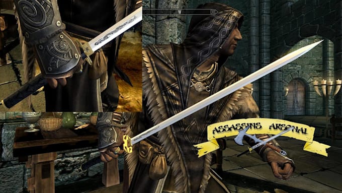 create weapons, armor for skyrim se ae mods or fallout 4, ffxiv mod