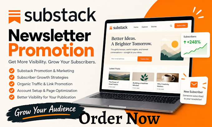 substack account promotion substack newsletter substack subscribers growth