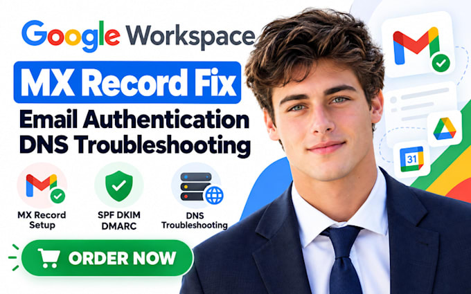 fix google workspace mx record email authentication dns troubleshooting