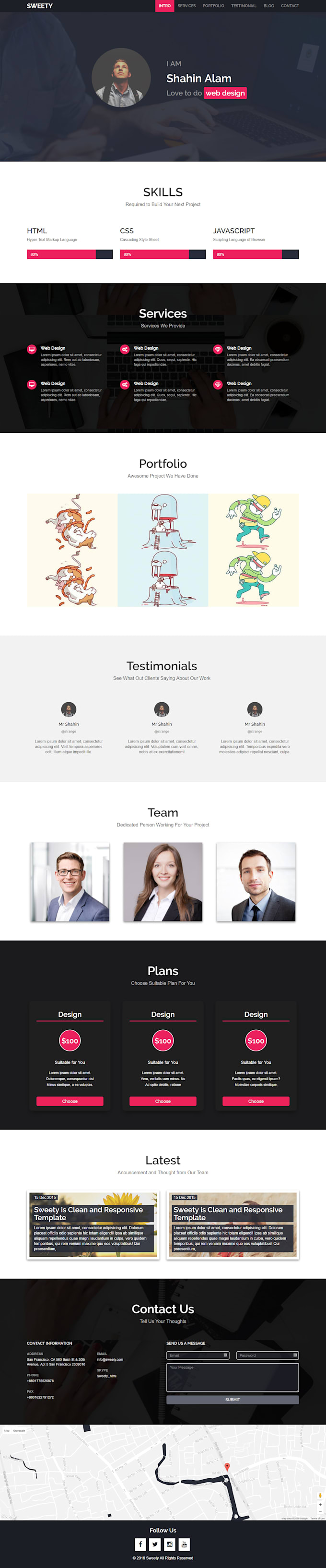 convert PSD to responsive HTML5 css3 website with bootstrap