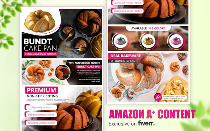 design high converting amazon a plus content and amazon product images