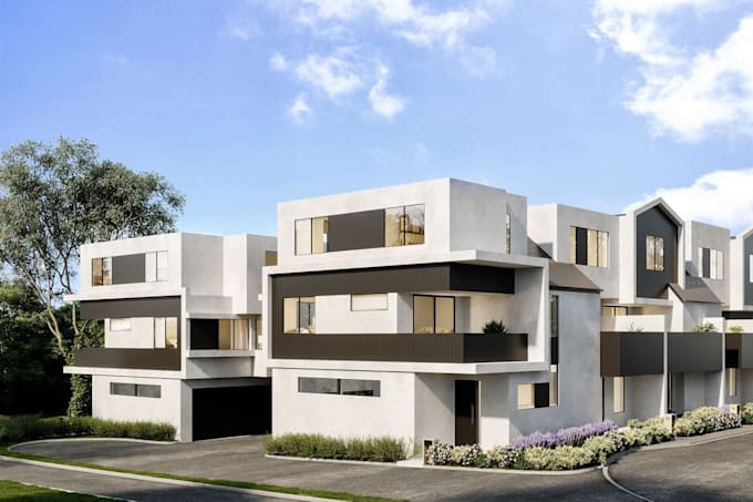 design architecture in revit and max with realistic renders