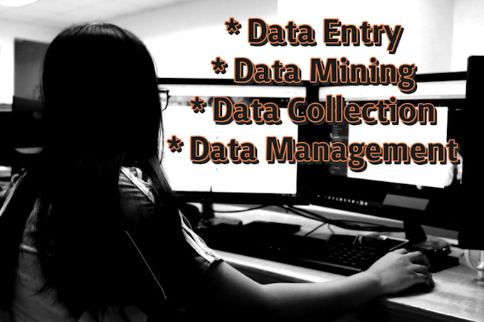 help you in data mining data collection typing work