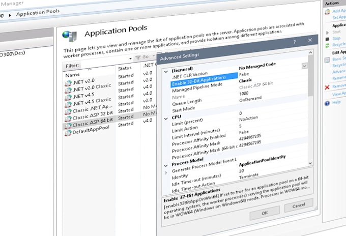 help you migrate your classic asp website to new server
