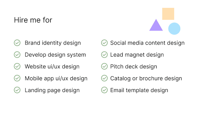 design standout branding, UI UX, and web graphics for your business