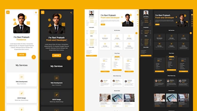 modern HTML CSS tailwind javascript and react sites