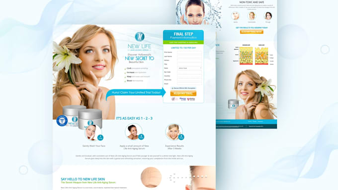 build wordpress website, landing page, or business website