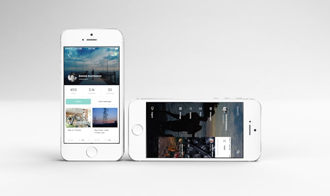 design UI or mockup for your mobile app and website