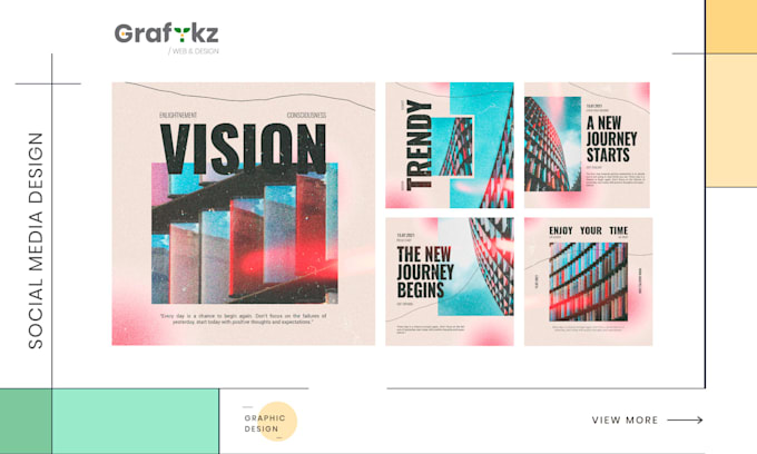 design professional social media branding