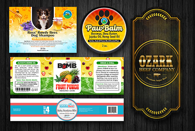 create professional labels, stickers and mockups that sell