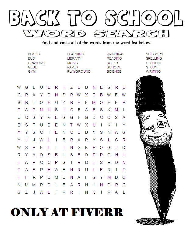 create custom word search puzzle for you