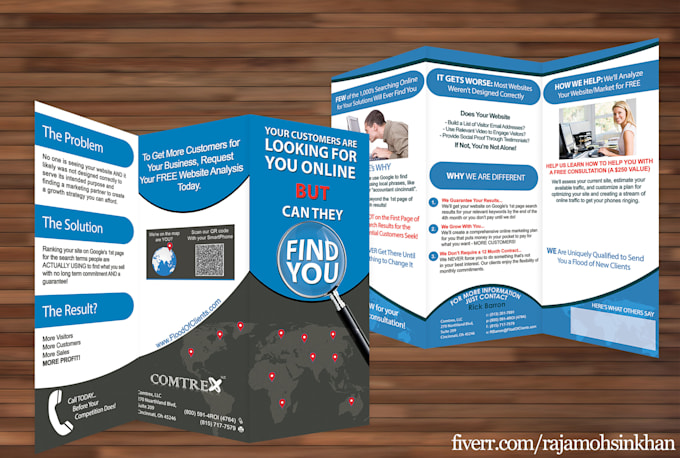 design your trifold brochure