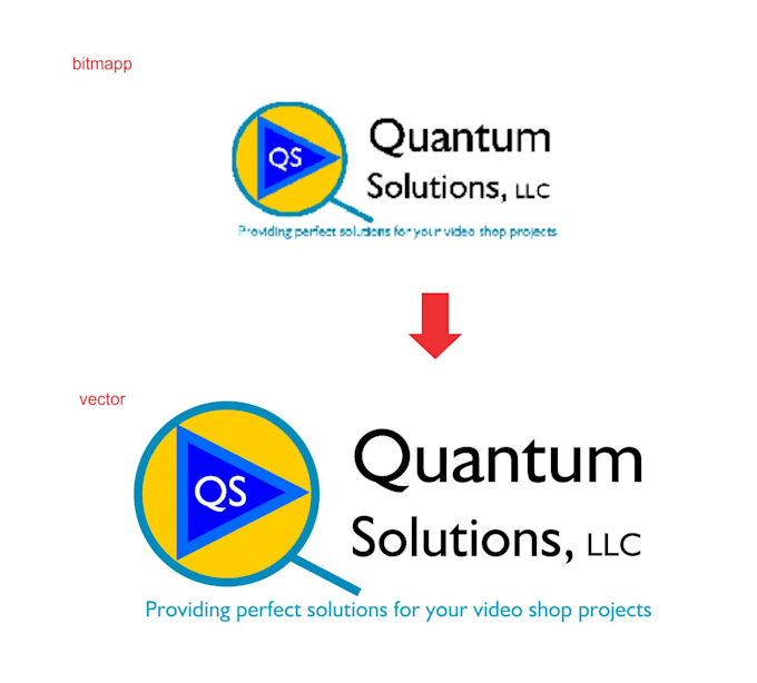tracing, redraw or redesign logo