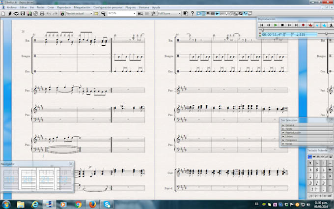 arrange your song for string, brass, or woodwind quartets
