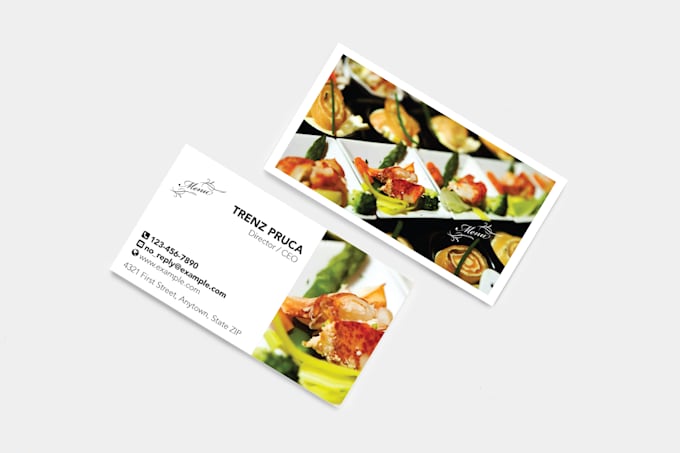 customize this business card template for you