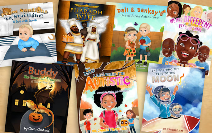 draw a children story book illustration