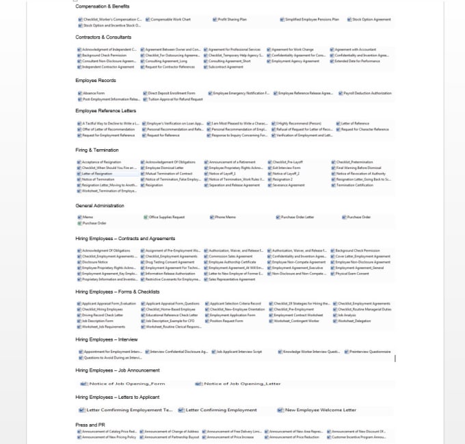 Provide hr templates with all the must have forms by Templatedude Fiverr