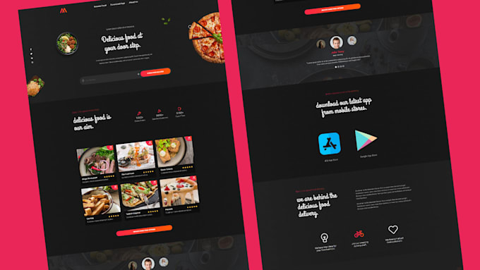 design landing page or squeeze website
