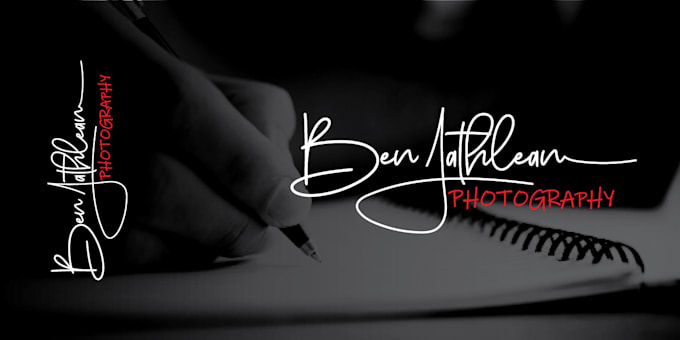 design a handwritten luxury signature business logo
