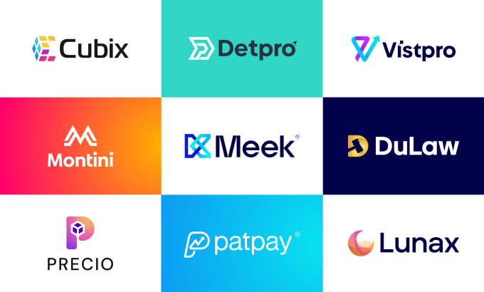 design timeless and modern minimalist business logo design nd gradient app icon