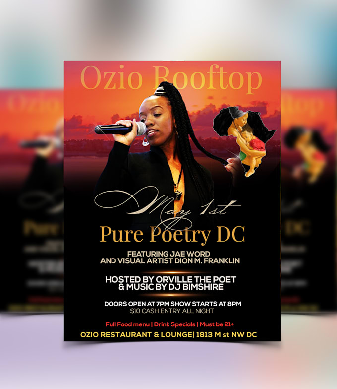 design festive event promotional artwork design