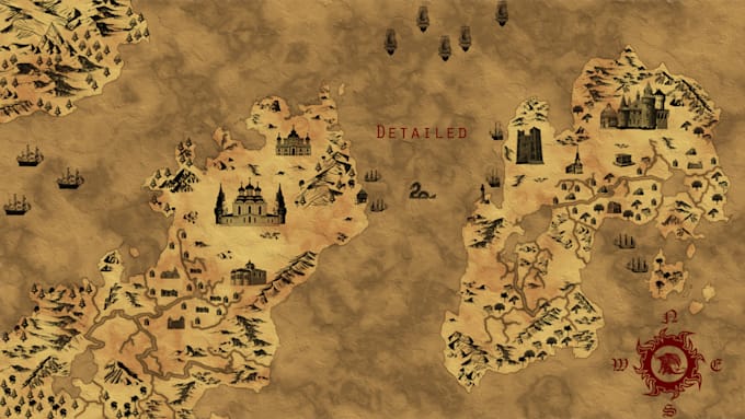 create a custom fantasy or RPG map