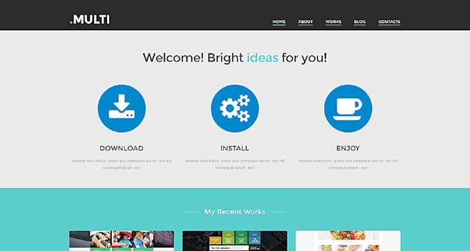 design beautiful psd webpage
